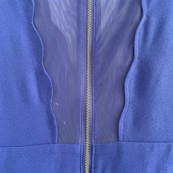 ⭐️Urban Outfitters Cooperative Scallop Peplum Dress in Blue - Picture 5 of 6